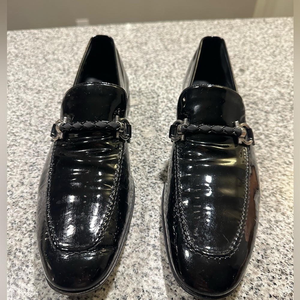 Salvatore Ferragamo Black Loafers